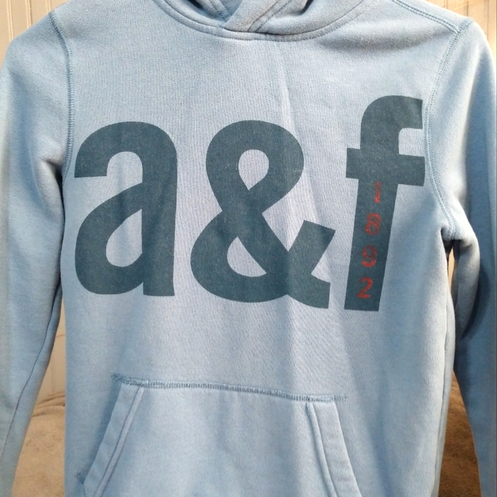 a&f blue hoodie